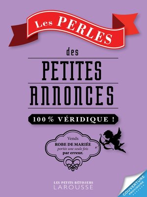 cover image of Les Perles des petites annonces